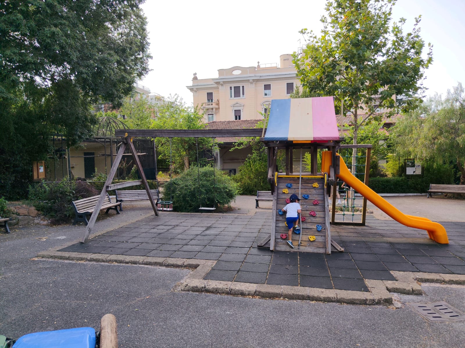 Area giochi vicino ai rapaci
